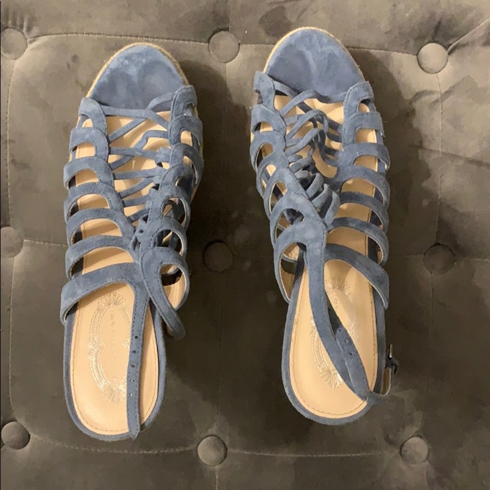 Elie Tahari Wedges! Worn once!